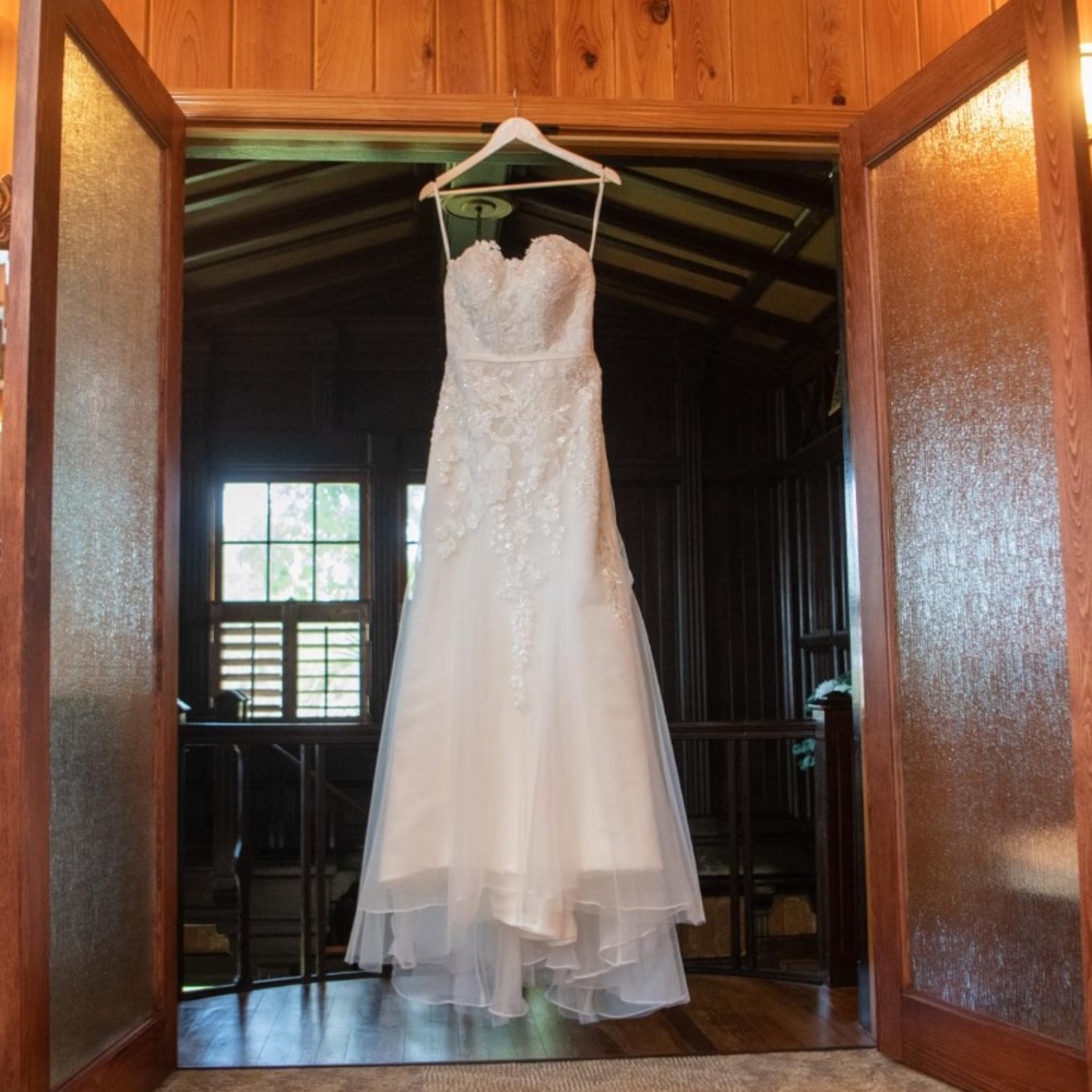 Beautiful, custom wedding dress